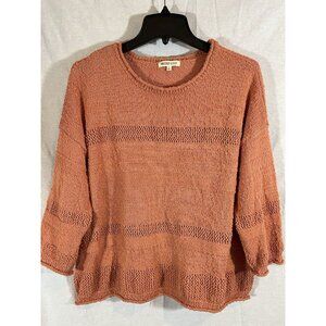 Margeaux & Ellie Large Coral Knit Sweater